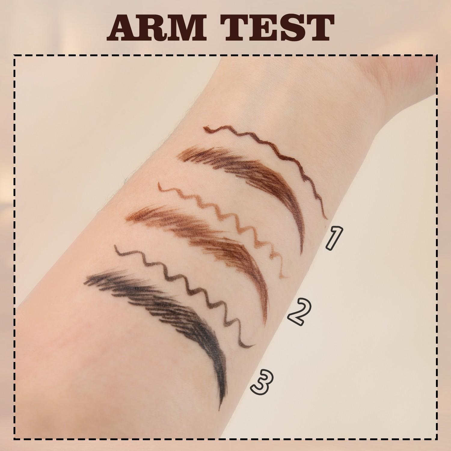 Double-Ended Eyebrow Pencil Set, Instant Root Coverage & Edge Control, Waterproof Sweatproof Long-Lasting Makeup Tool, Cosmetic