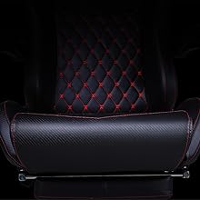 Dowinx Gaming Chair Office Chair PC Chair with Massage Lumbar Support, Racing Style PU Leather High Back Adjustable Swivel Task Chair with Footrest Dowinx Gaming Chair Office Chair PC Chair with Massage Lumbar Support, Racing Style PU Leather High Back Adjustable Swivel Task Chair with Footrest