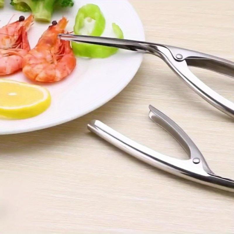 1pc Stainless Steel Shrimp Peeler, Durable Shrimp Shell Remover & Deveiner Tool, Easy to Use Kitchen Gadget to Peel Shrimp & Remove Shrimp Veins Efficiently, Ideal for Seafood Lovers & Home Cooking, Kitchen Utensils Gadgets