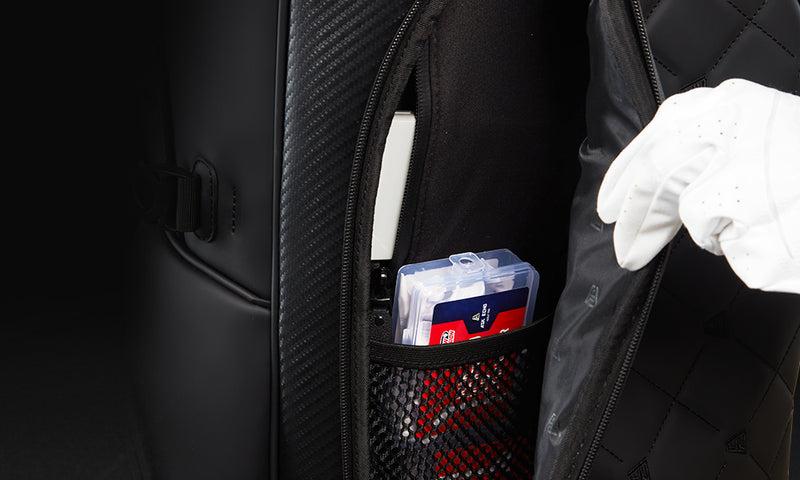 Ask Echo Golf Prestige-5 Way Compact Leather Leather Stand Bag