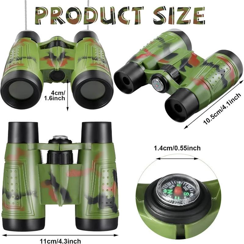 Professional Kids Binocular Telescope Children Educational Learning Telescope Bird Watching Folding Optics Telescope