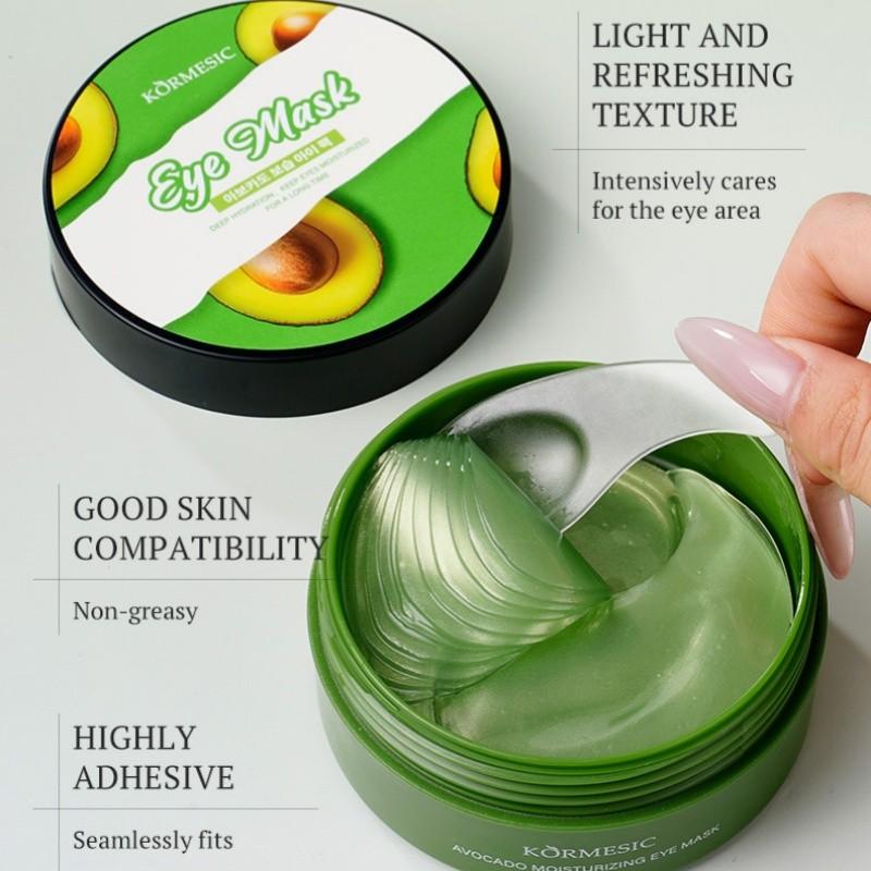 Avocado Eye Mask, Hydrating and Firming, Deep Nourishment, Youthful Look, Essential for Late Nights, Single Item Balm
