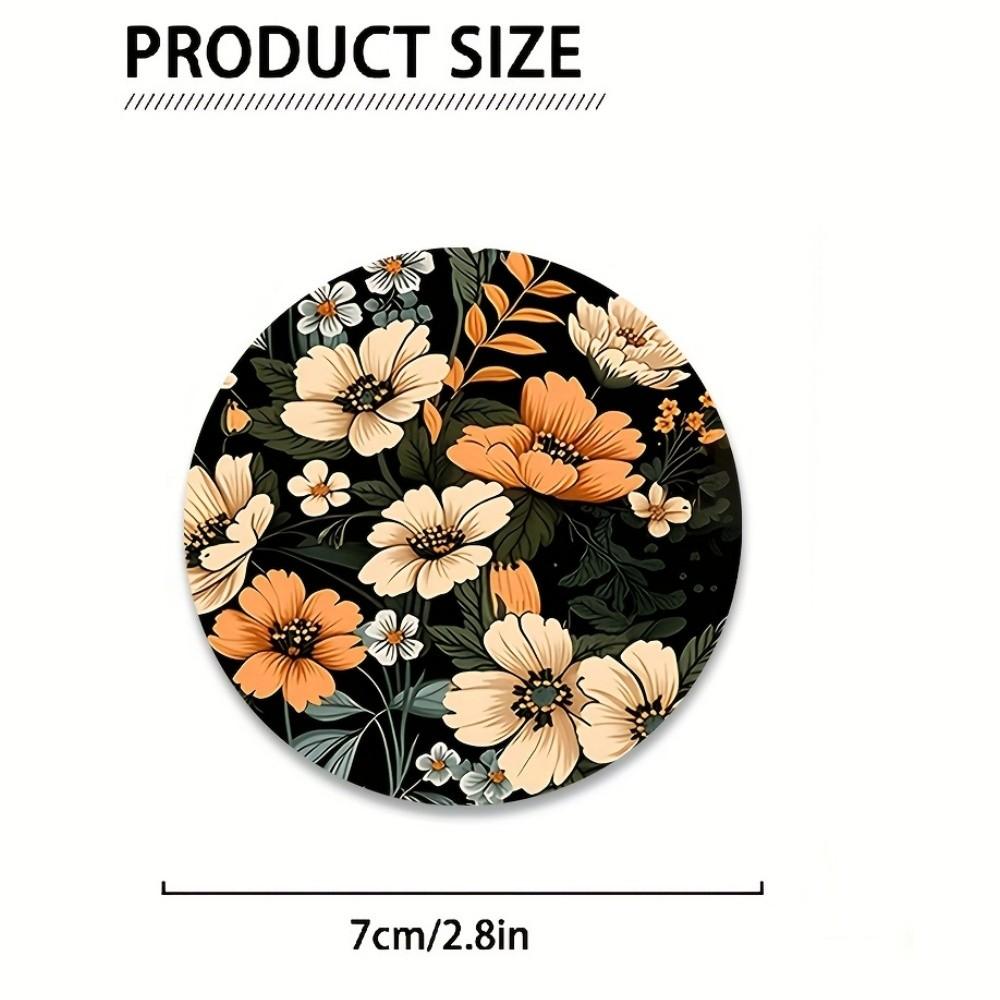 2 Pack Car Cup Holder Coasters, Flower Pattern Car Coasters for Cup Holders, Cup Holder Insert, Universal Non-Slip Car Cup Coasters , Car Accessories Interior for Women and Man