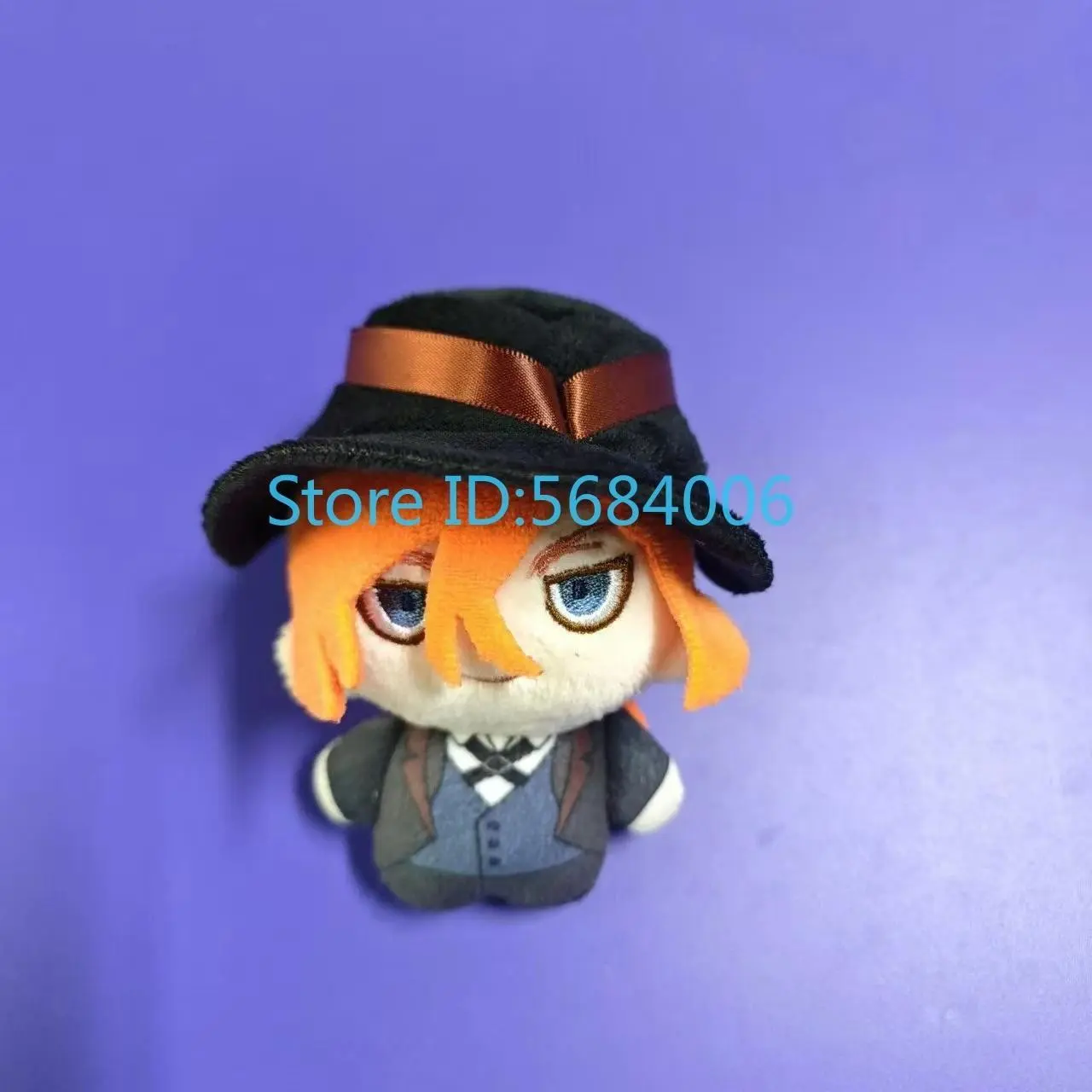 10cm Anime Bungou Stray Dogs Plush Doll Nakahara Chuuya Edogawa Rampo Stuffed Toy for Anime Fans Collection