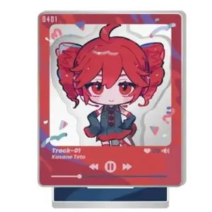 Kasane Teto Acrylic Stand Figure Hatsune Miku Project DIVA Anime Peripheral Fashion Exquisite Decoration Room Desktop Ornament