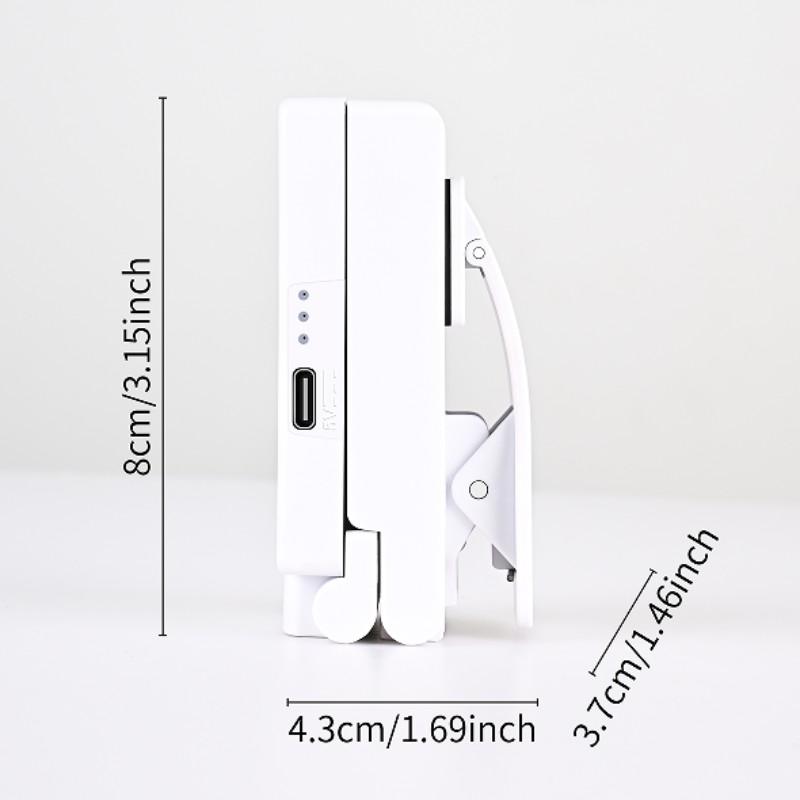 USB multifunctional intelligent reading light, portable reading light, clip on reading light, bedside reading eye protection light, three color temperature, flexible design, rechargeable, long-lasting battery life, suitable for outdoor use