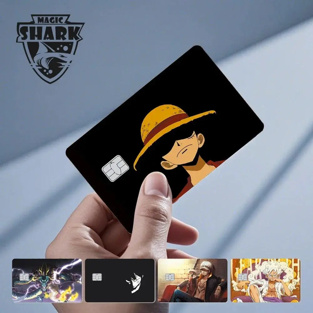 Hot Sale Maigc Shark Anime Chopper Luffy Nami Waterproof Front Side Sticker Film Skin for Credit Debit Card