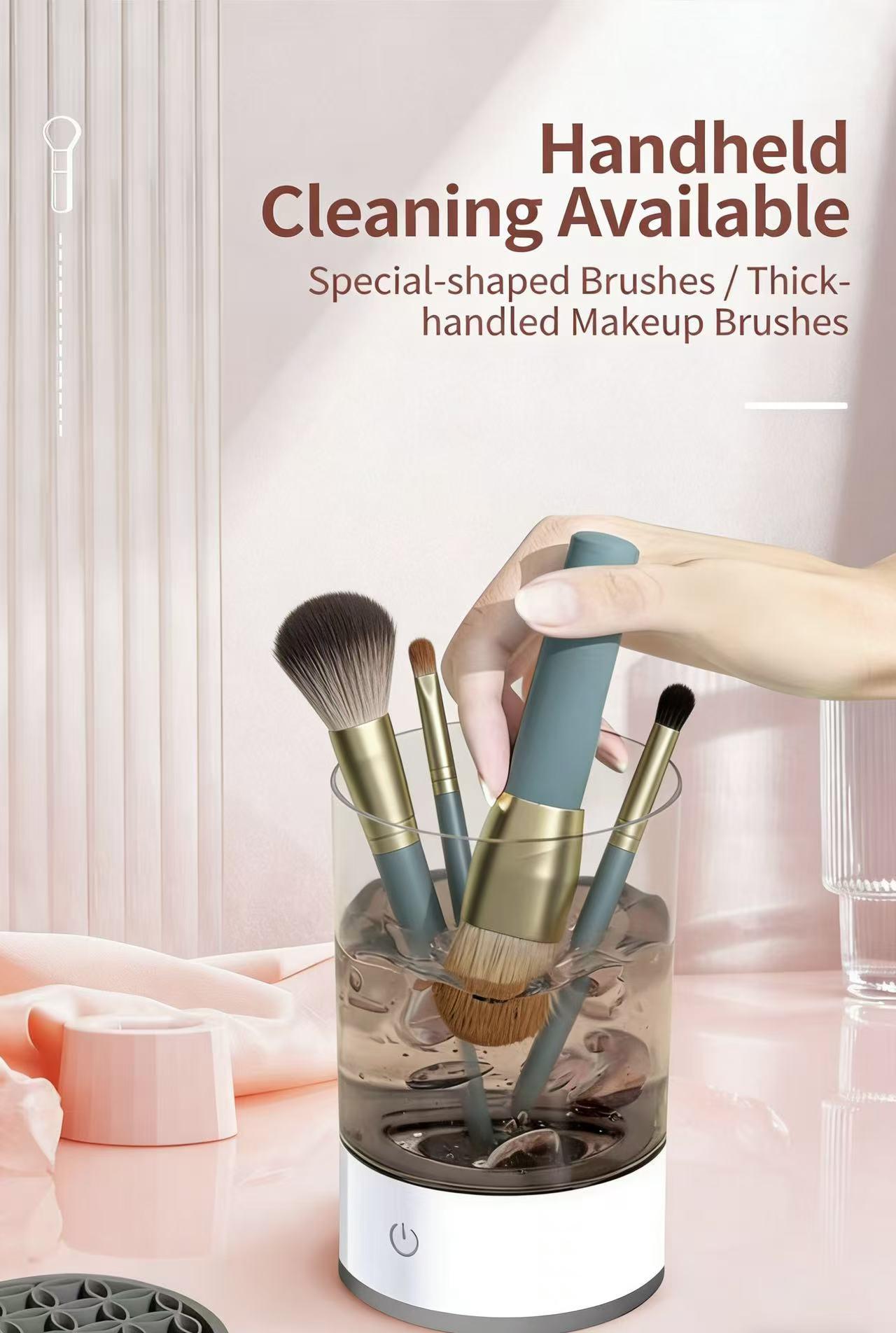 Electric Makeup Brush Cleaner, Efficient Cleaning Tool for Brushes, Essential Beauty Accessory, Perfect for Professional Use