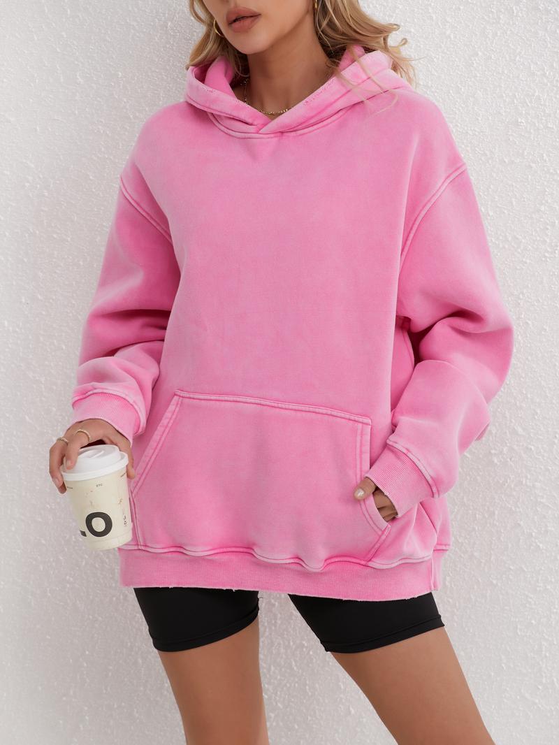 FAIABLE Oversized Human Vintage Hoodie Fade Craft Unisex Pullover with Heavyweight Cotton Sweaters, Soft Fleeced Fabric, and Distressed Hoody Style -Casual Warm and Retro Long Sleeve Top for Men and Women