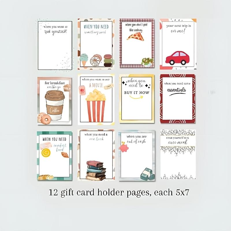 DIY Spiral Bound Christmas Gift Card Album Book, Surprise Page, Student Survival Graduation Card Holder, Teacher Classmate Santa Gift Planner, Paper Gifts DIY Spiral Bound Christmas Gift Card Album Book, Surprise Page, Student Survival Graduation Card Holder, Teacher Classmate Santa Gift Planner, Paper Gifts