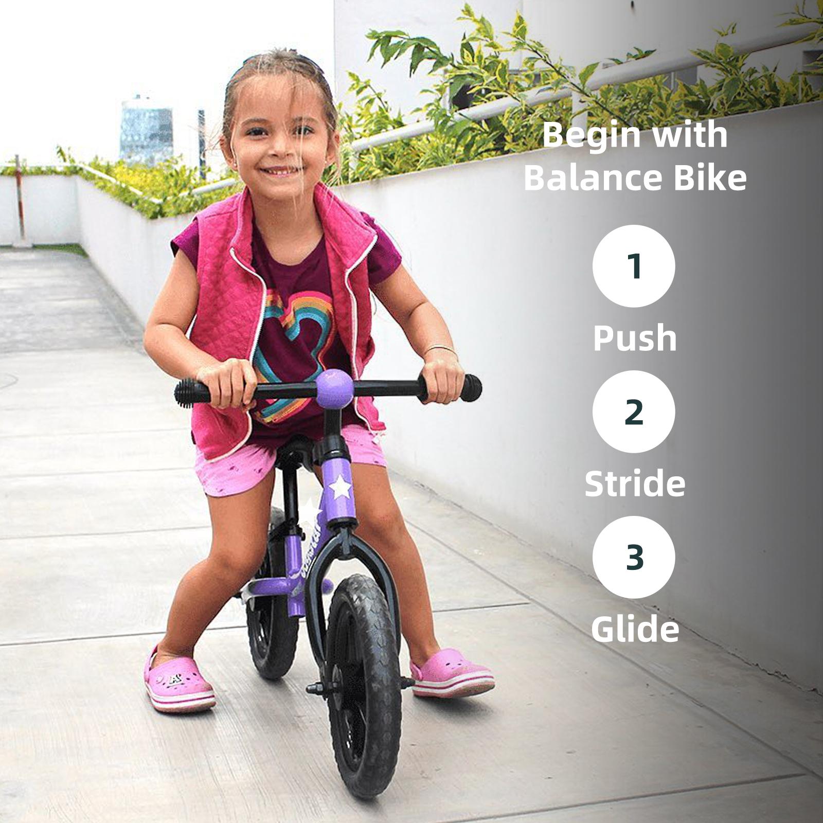 JOYSTAR kids gift 12 Inch Balance Bike for 18months, 2-5 Years Old Boys Girls Lightweight Toddler Bike Adjustable Handlebar Seat boy girl