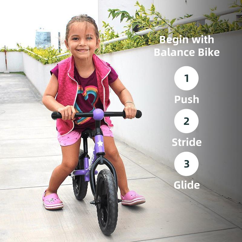 JOYSTAR kids gift 12 Inch Balance Bike for 18months, 2-5 Years Old Boys Girls Lightweight Toddler Bike Adjustable Handlebar Seat boy girl