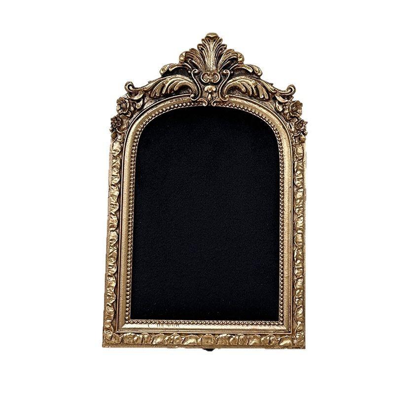 Resin Jewelry Display Frame, Velvet Necklace Holder, Earring Stand, Desktop Decor, Holiday Gift, Jewelry Organizer