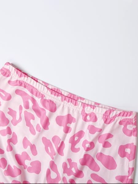 Two Piece Set Women's Fashion Hooded Camo Leopard Print Long Sleeve Slim Fit Pants Set, Casual Fall & Winter, Womenswear, Sportswear, Animal Pattern Sportswear