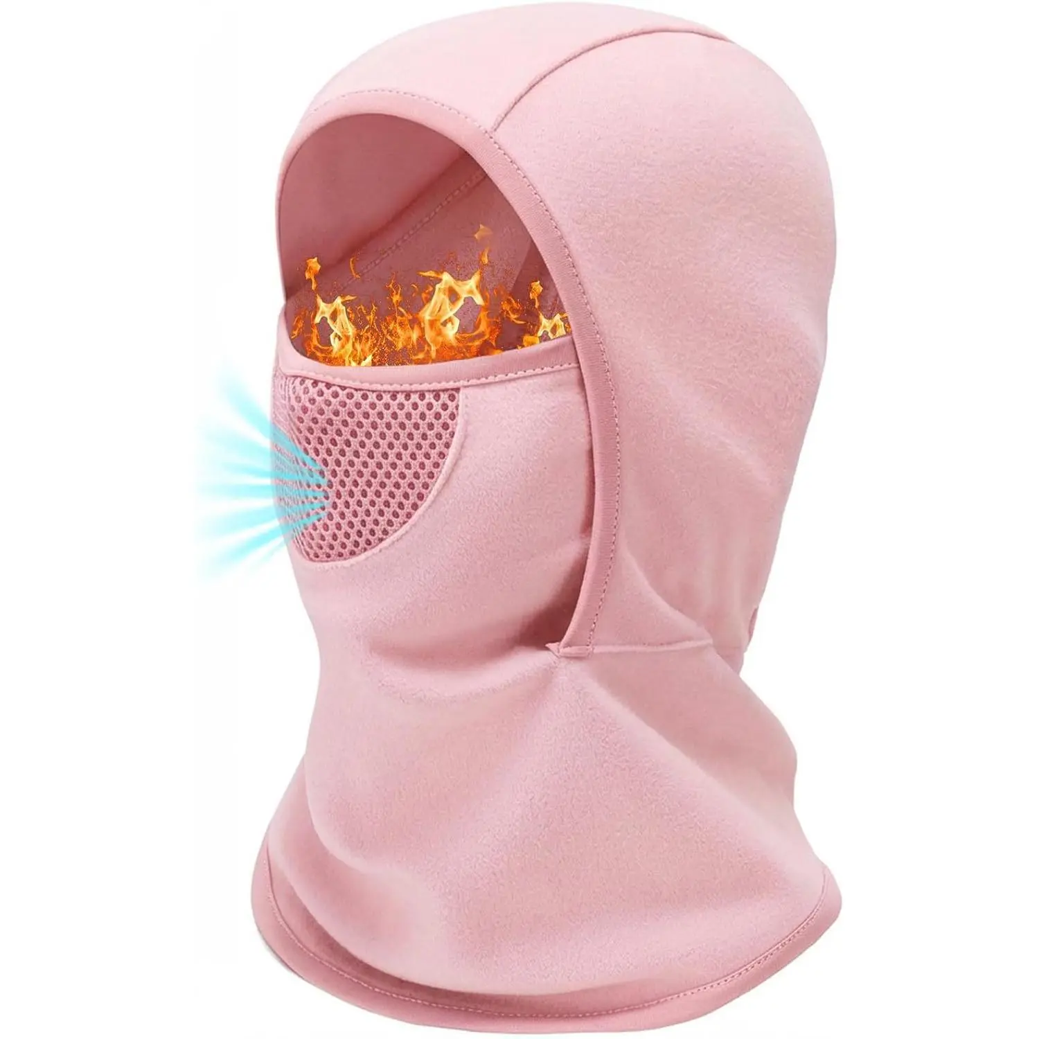 Breathable Kids Balaclava Ski Mask for Boys Girls, Fleece Face Neck Warmer | Winter Windproof Full Head Cover for Cold Weather