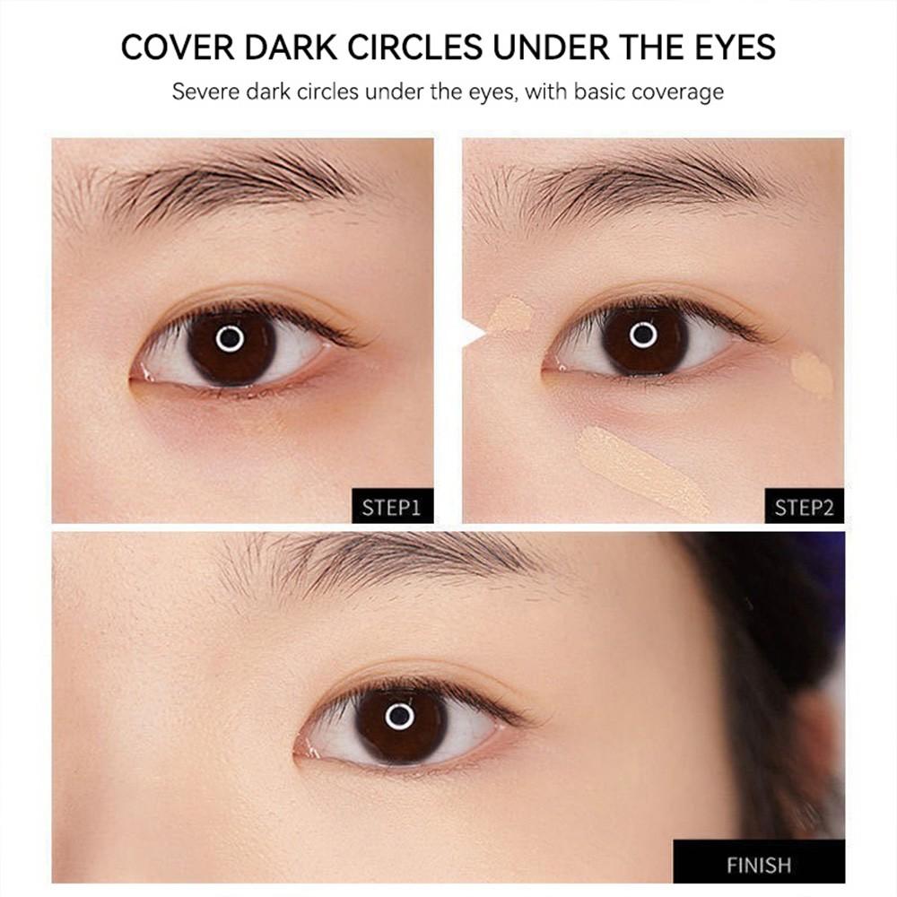 Cappuvini Concealer Liquid, Strong Coverage for Acne Scars, Dark Circles, Redness, Lightweight and Flawless Finish, Daily Makeup Essential