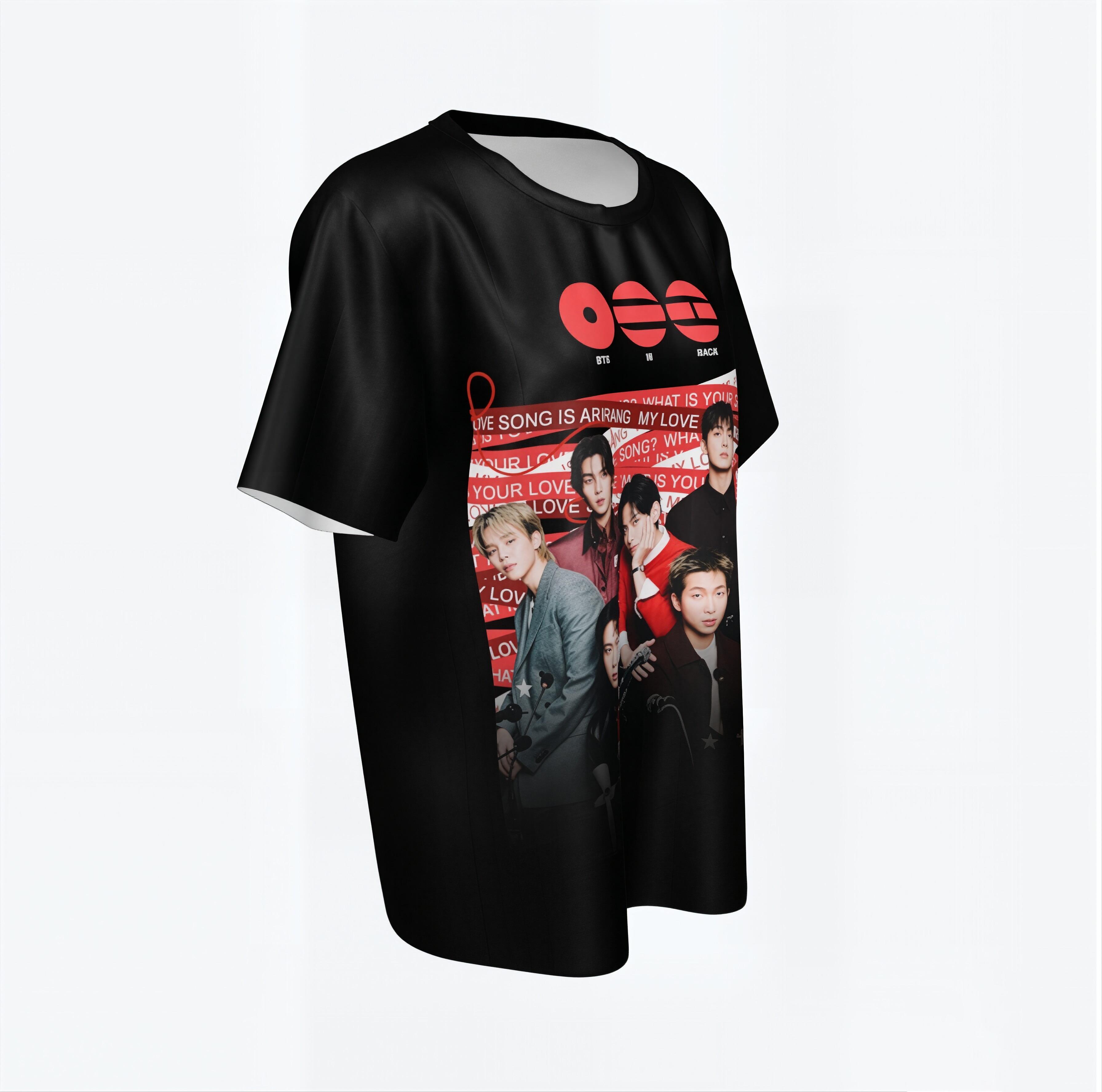 Returning in 2026 ARIRANG BT21 Kpop Band Shirt Women T-Shirt Tour 2026 Shirt World Tour Concert Tee Korean Music Fan Graphic Cute Vintage Style Ladies Tee Gift for Her Casual Soft Top