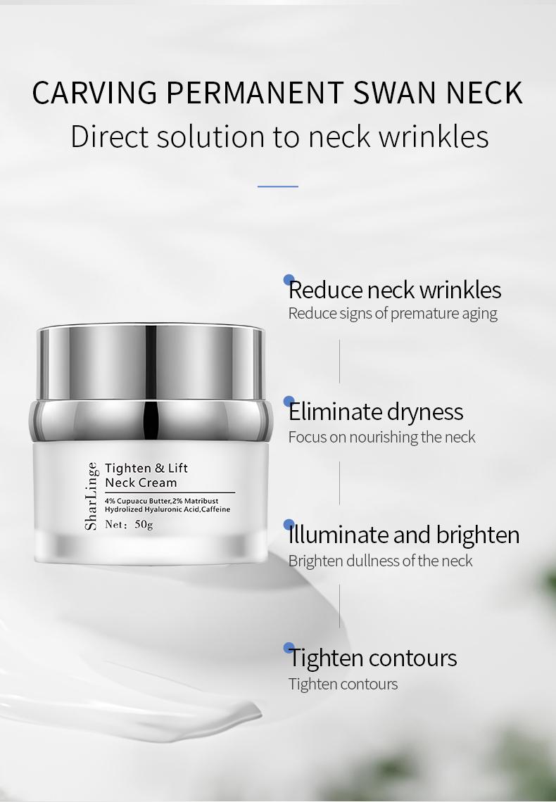 Sharlinge Luxurious Neck Cream for Firming, Lifting and Sculpting a Graceful Swan Neck