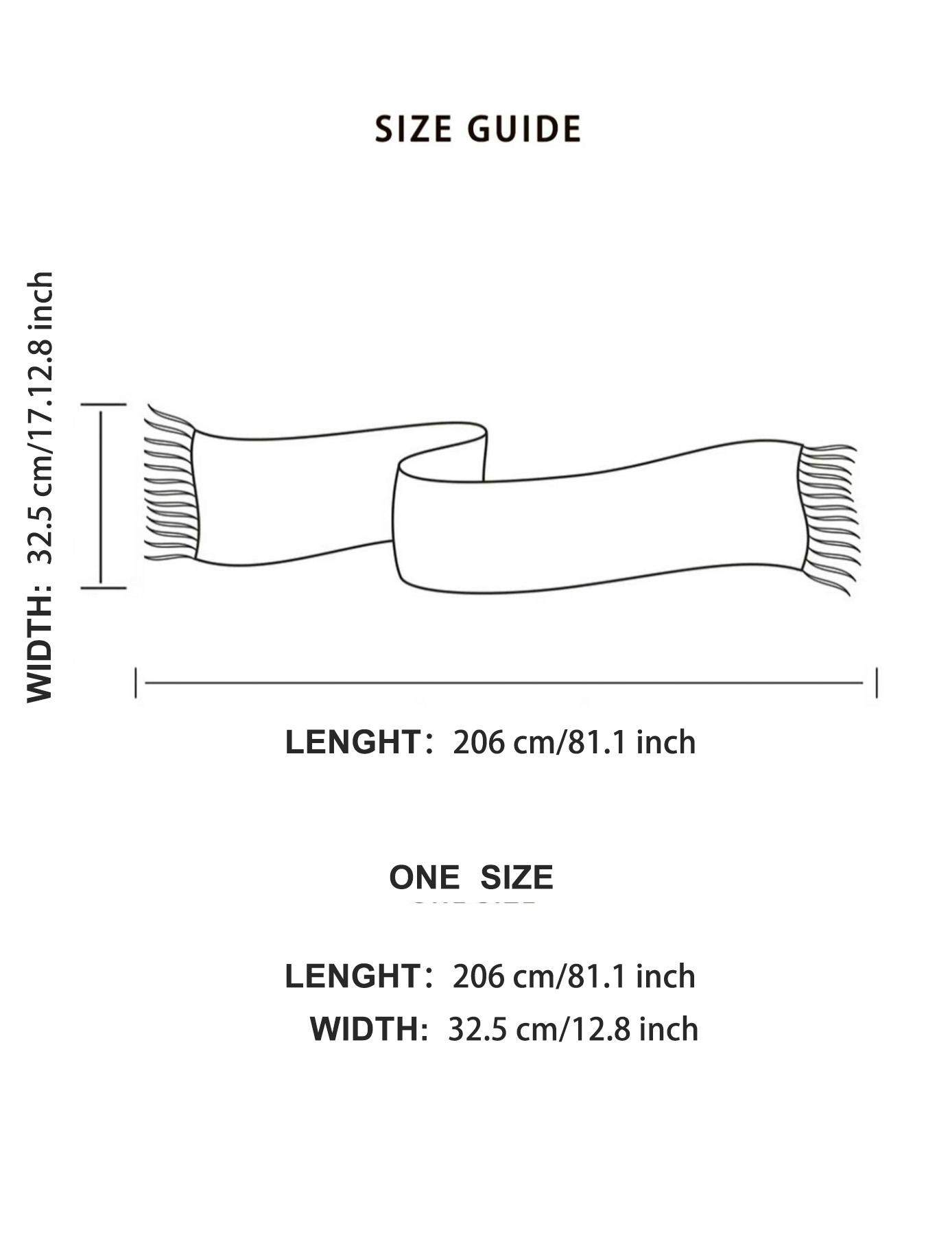 Women's Plaid Pattern Scarf, Casual Fitted Structure Design, Warm Daily Wear Accessory, Fashionable Comfortable Multifunctional Shawl for Fall & Winter