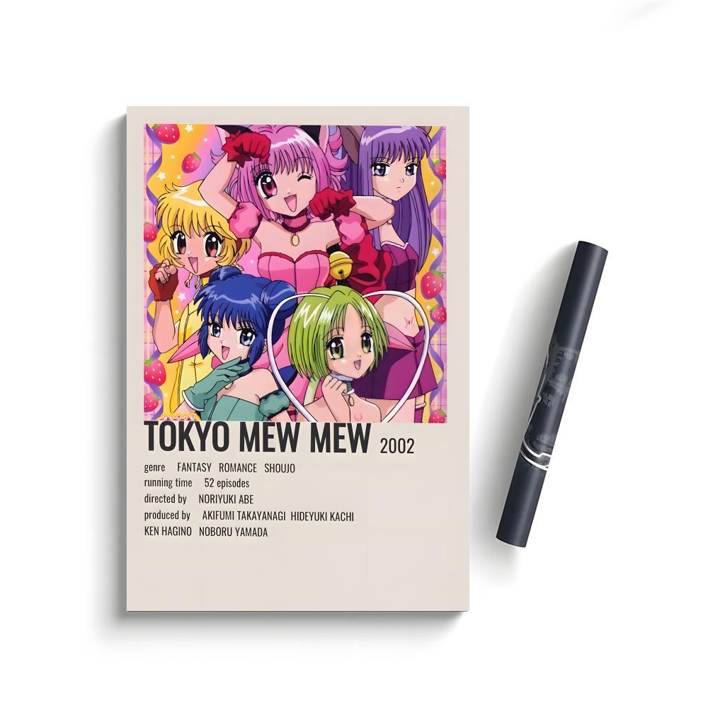 T-Tokyo mew mew anime Poster Bedroom Home Decor Art Poster Perfect Gift for Family and Friends