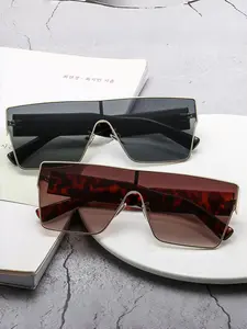 80s Future Cyberpunk Sunglasses, Unisex Punk Role-Playing Glasses, Fashion Vintage Design, Trendy Style, PC Frame, Uv400 Protection, Trendy Styling Sunglasses