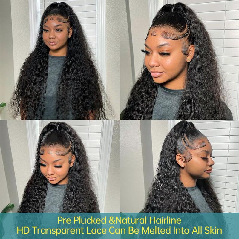 Bling Hair Deep Wave HD Lace front 13x6 13x4 Kinky Curly Human Hair Wigs Transparent Lace Frontal Wig PrePlucked 180 Density Wigs For Women with Baby Hair TikTokShopHolidayHaul Bling Hair Deep Wave HD Lace front 13x6 13x4 Kinky Curly Human Hair Wigs Transparent Lace Frontal Wig PrePlucked 180 Density Wigs For Women with Baby Hair TikTokShopHolidayHaul