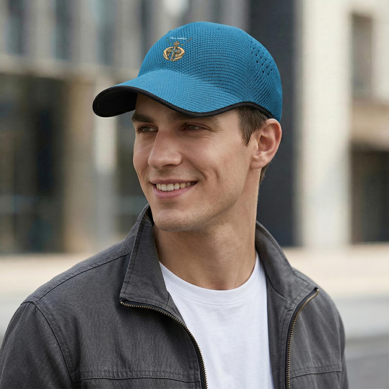1 Pcs Foldable Graphic Trucker Cap, Breathable Quick Dry Adjustable Sun Hat for Hiking, Climbing, Golf & Outdoor Activities, Birthday Gift for Men & Women