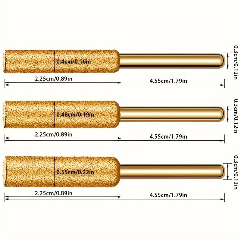 10-Piece Chainsaw Sharpening Stone File Set - Professional Chain Carving Grinding Tools, Durable & Portable Essential for Woodworking Repairs