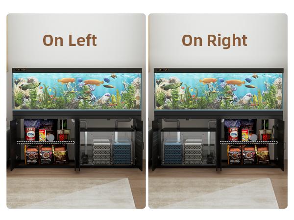 125-150 Gallon Fish Tank Stand with Power Outlet, Heavy Duty Aquarium Stand with Cabinet Storage for Fish Tank Filters and Accessories, 72.9" L*18.9" W Tabletop, 2200 LBS Capacity 125-150 Gallon Fish Tank Stand with Power Outlet, Heavy Duty Aquarium Stand with Cabinet Storage for Fish Tank Filters and Accessories, 72.9" L*18.9" W Tabletop, 2200 LBS Capacity