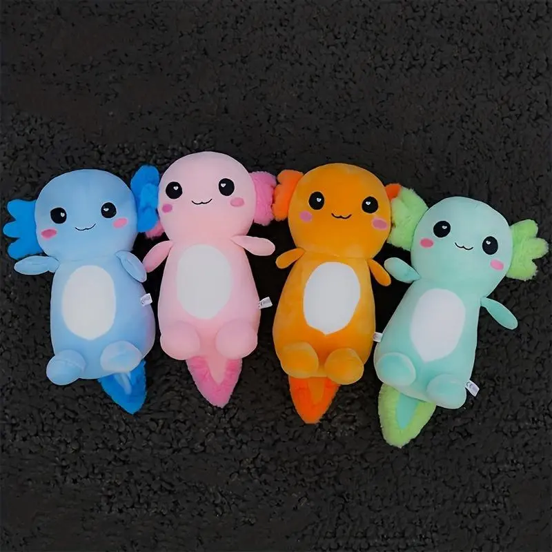 1pc Cartoon Axolotl Plush Axolotl Plush Realistic Ambystoma Creepy Amphibians Plush Toys Home Decoration Birthday Party，The Best