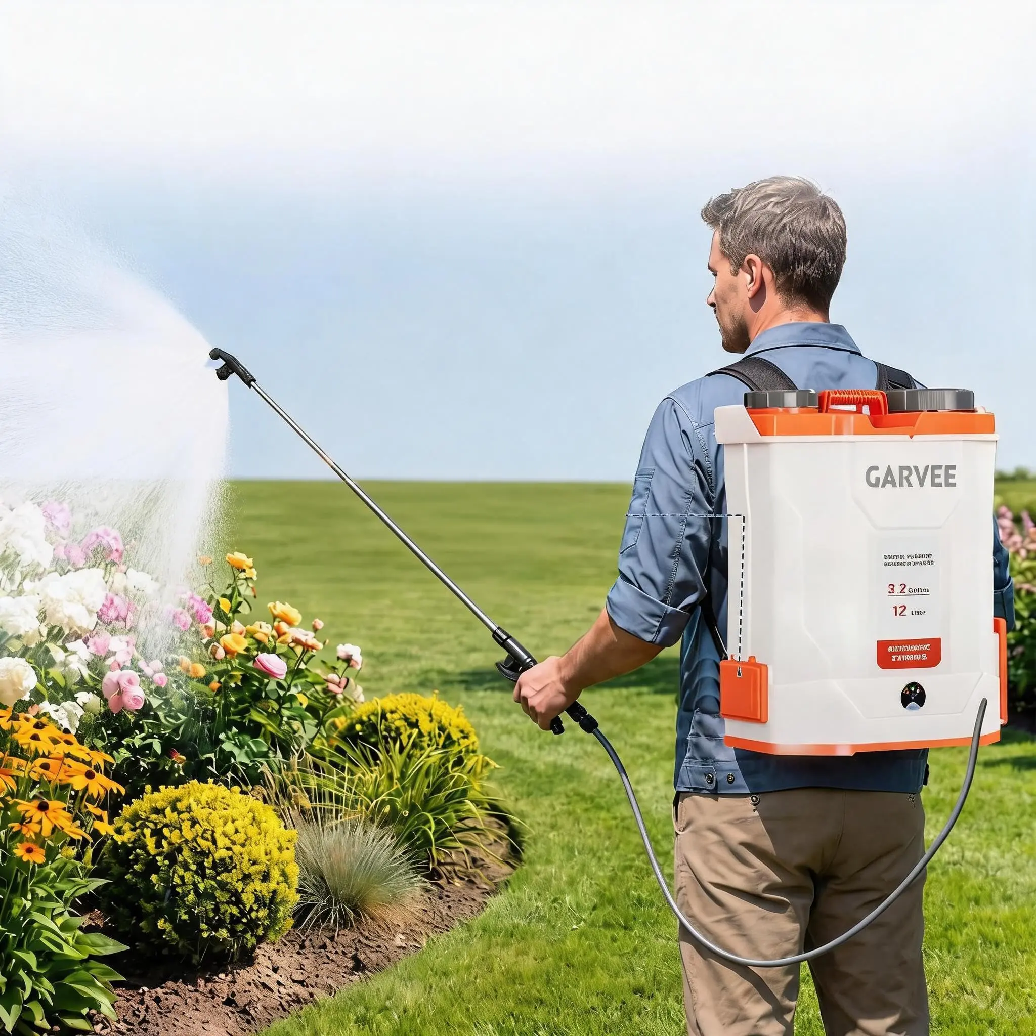 Garvee  3.2 Gallon Battery Backpack Sprayer