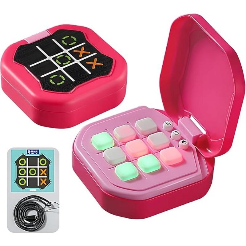 Electronic Tic-Tac-Toe Game, 9-in-1 Handheld Digital Puzzle Toy with Board, Tabletop Games, Portable Travel Brain Teaser Gift for Kids & Adults, Handheld Game Console Electronic Tic-Tac-Toe Game, 9-in-1 Handheld Digital Puzzle Toy with Board, Tabletop Games, Portable Travel Brain Teaser Gift for Kids & Adults, Handheld Game Console