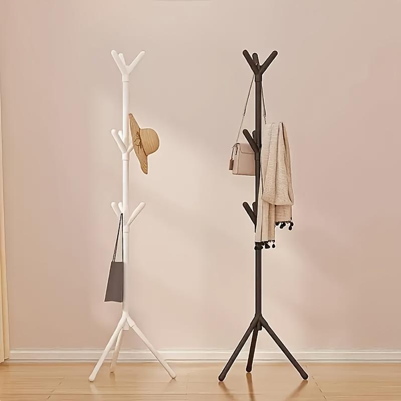 Modern space-saving multi-functional vertical hanger - equipped with a single rod suspension system, suitable for bedrooms, corridors, and small apartments, easy to assemble, minimalist Nordic style