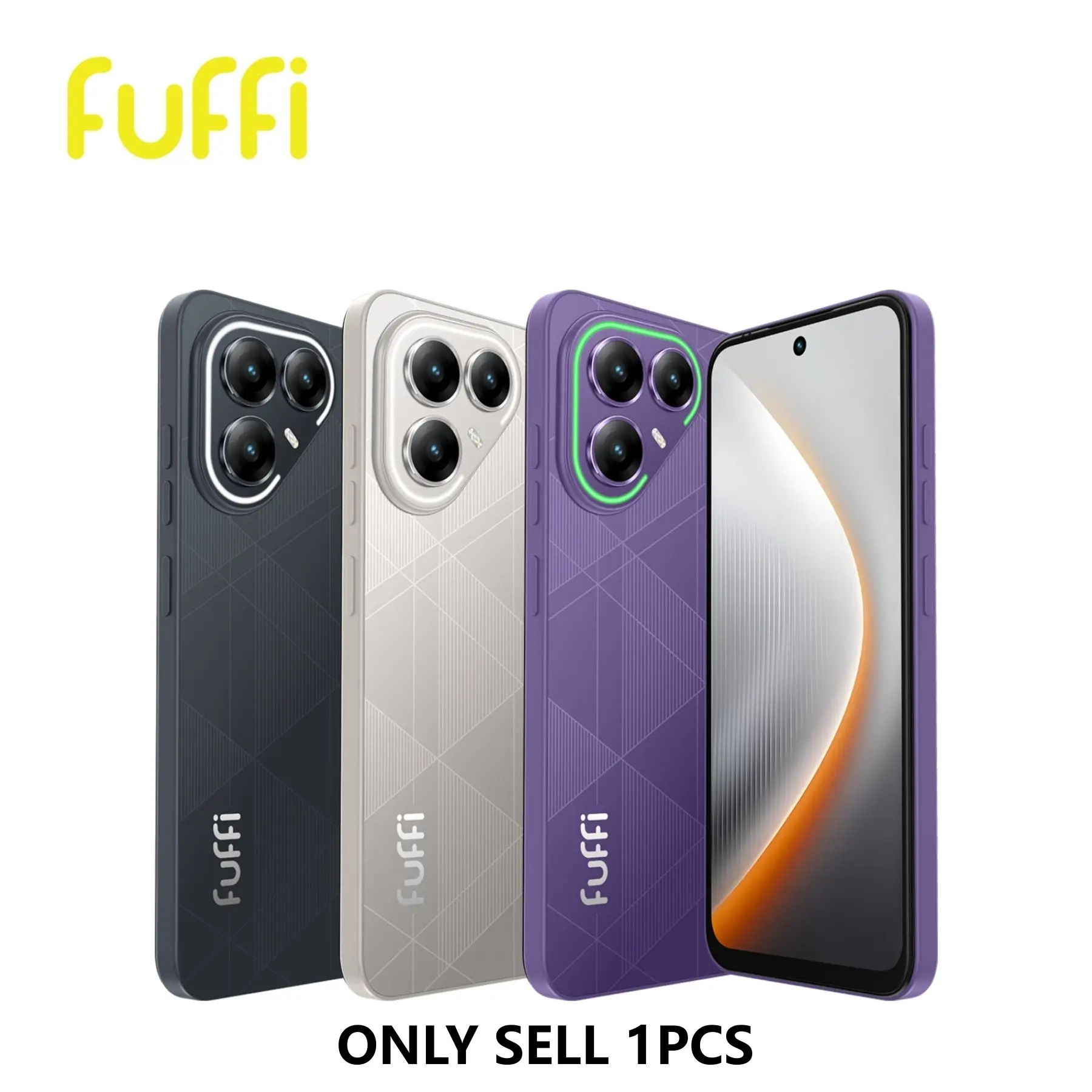 Fuffi Smartphone 6.67-Inch HD Screen, 4GB RAM 32GB/64GB ROM, 4G Network, Dual Sim, 5mp+16mp Camera, 4400mah Battery, Android 12 System
