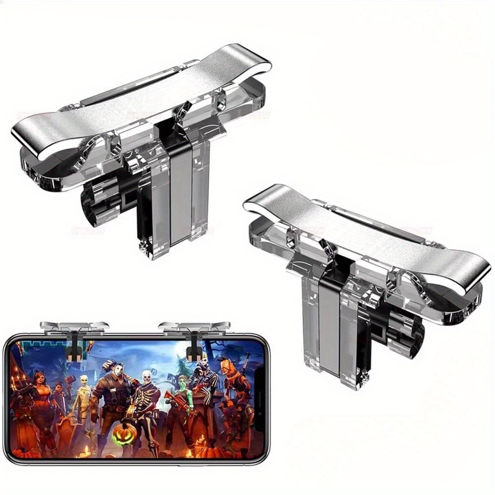 High-sensitivity trigger accessory for mobile gaming peripherals, designed for precision aiming and rapid-fire control. Ergonomically crafted for effortless one-button installation—plug-and-play—enhancing reaction speed and gaming experience.