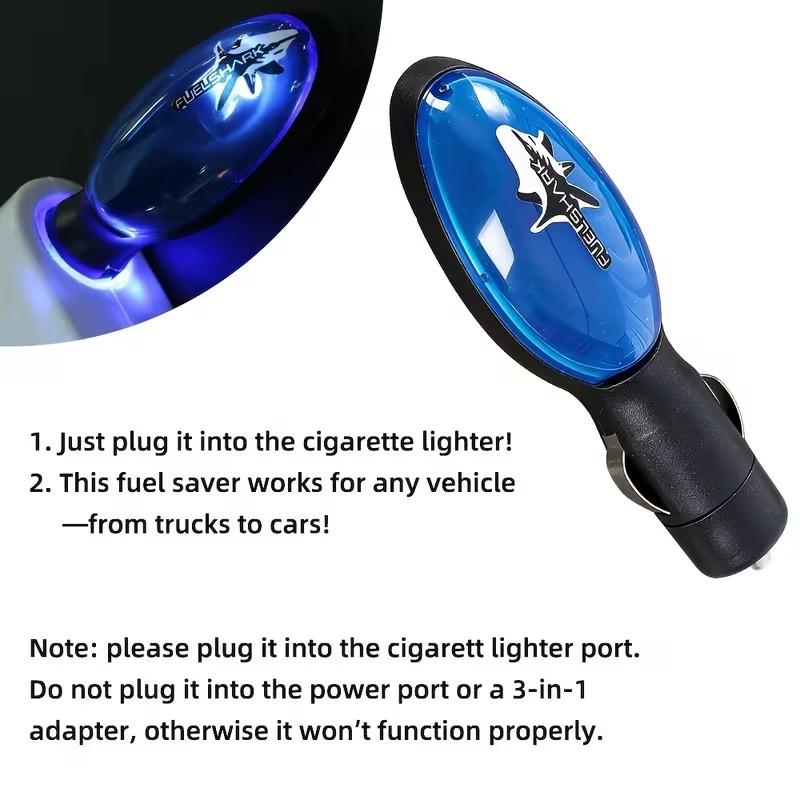 Car Fuel Saver Device | Plug-in Gas Saving Tool, Fuel Shark Fuel Efficiency Booster, Easy Plug-and-Play Installation, Universal Fit for Gasoline Diesel Vehicles Cars Trucks SUVs, Auto Fuel Saving Accessory.
