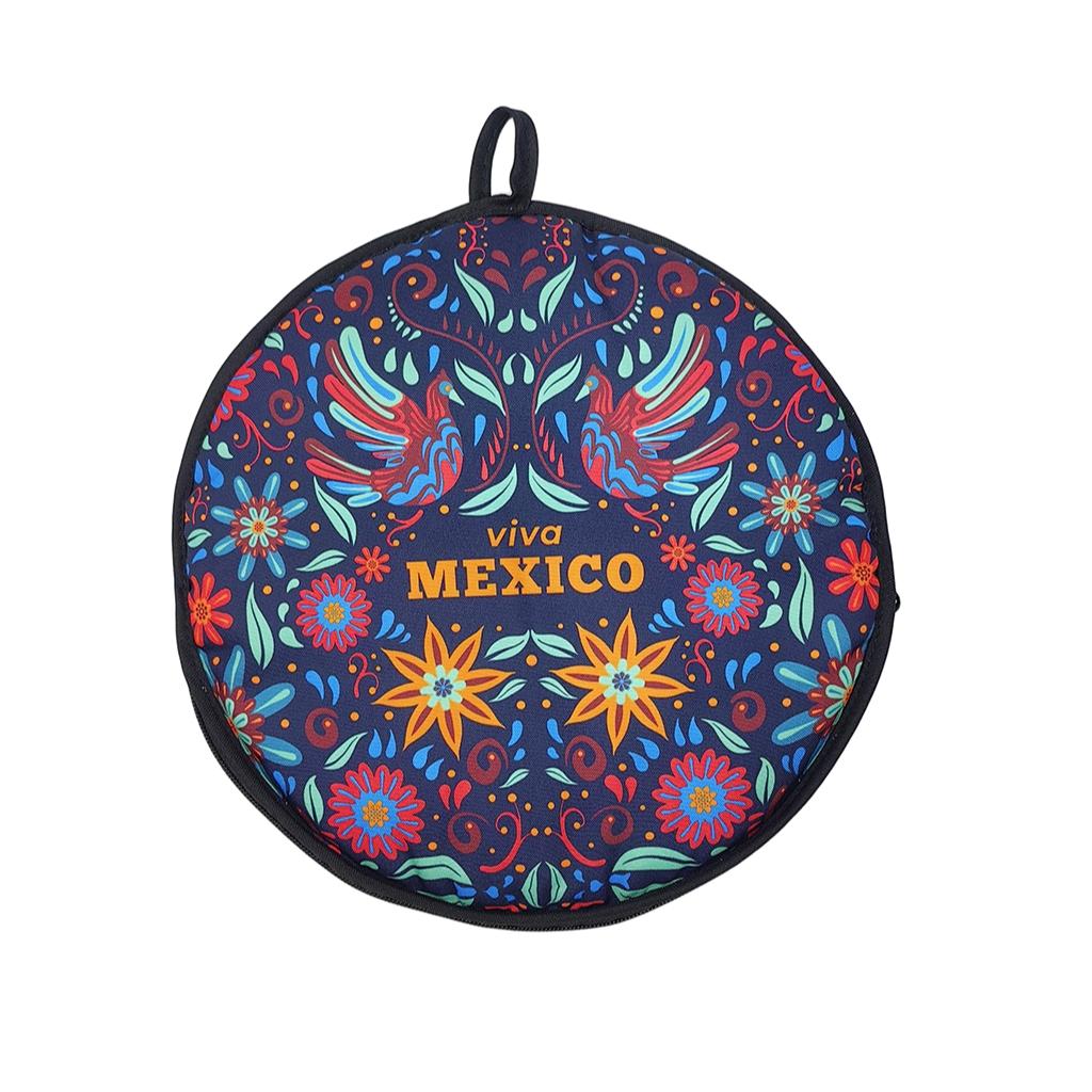 Mexican Thickened Corn Tortilla Insulation Bag, Pure Cotton Round Heat Resistant, Ideal for Mexican Cuisine, Durable & Reusable