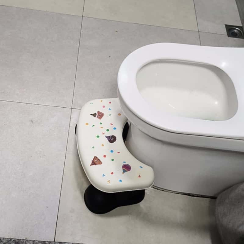 2026 New Model 15.35'x9.84'x6.3' Toilet Stool, Adult Toilet Seat Stool, Removable, Footrest Stool, Thickened Plastic Anti-Slip Toilet Stool, Squatting Stool, Home Use Stool, Suitable for Foot Rest, Portable Toilet Stool, Toilet Aid, Fits Various Room T
