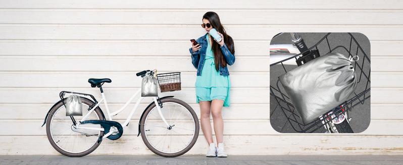 MOONCOOL Adult Tricycle Cover Trike Cover, 3 Wheeled Bicycle Bike Cover for Outdoor Storage Waterproof, Dust Wind Proof for Bikes