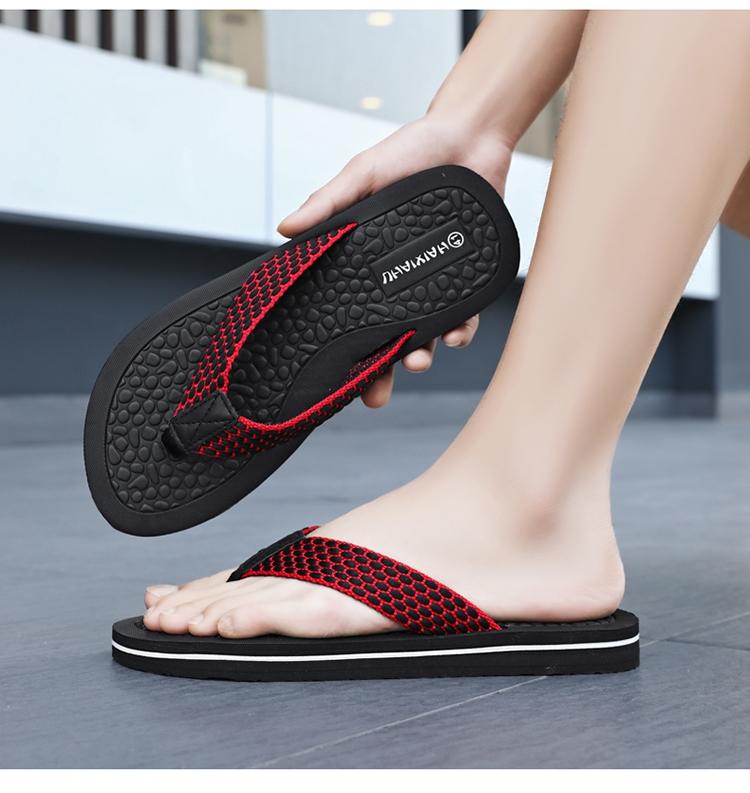 Summer Men's Sandals, Soft Sole Anti-Slip Beach Shoes, Essential for Vacation, Casual Style, All Seasons, Eva Material, Plain Pattern