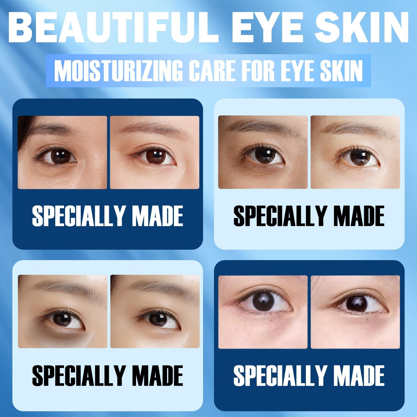 60pcs Eye Mask Set, Strong Moisture Boosting & Firming, with Retinol & Hyaluronic Acid, for Brightening & Elasticity Enhancement