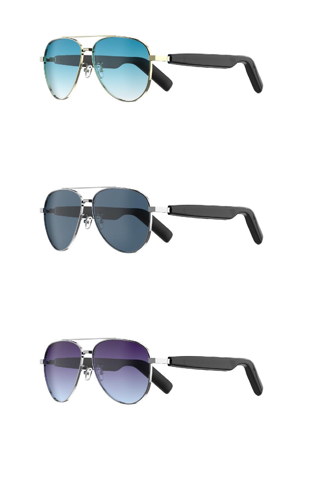 Touch Control Bluetooth-compatible Sunglasses, Multifunctional Wearable Glasses for Men & Women, Stylish Gift for Tech Enthusiasts, Smart Audio Glasses