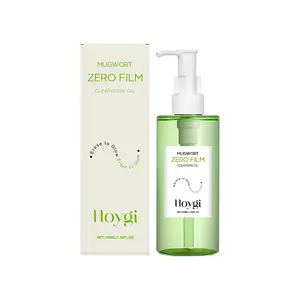Hoygi Face Cleansing Oil - Mugwort Cleansing Oil, Hyaluronic Acid + Artemisia, Gentle Waterproof Makeup Remover Non-Drying, Moisturizing, Hydrating Ingredients Waterproof Makeup Removal