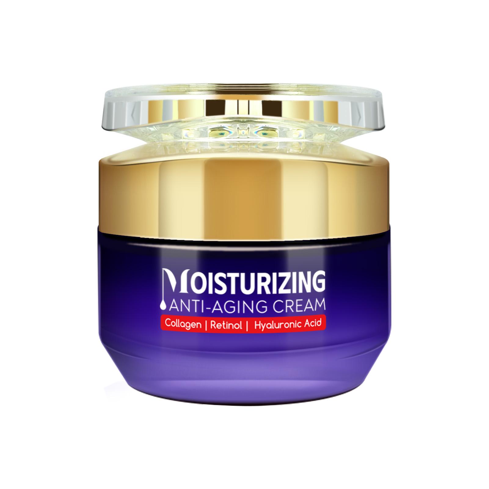 50g Moisturizing Cream, Wrinkle Reduction, Contains Collagen Peptide, Retinol, Hyaluronic Acid, Tightening, Fine Line Fade, Daily Skincare