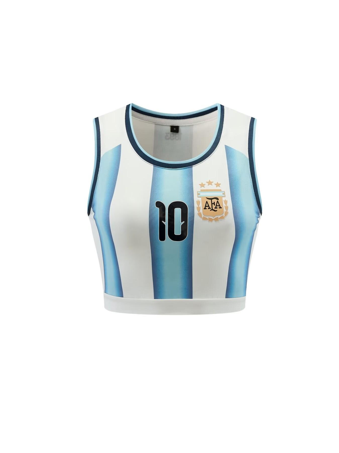 New 26/27 Women's Rugby Sports Set, Argentina Football Fan Jersey, Female Tank Top, League Champion Match Shirt, T-Shirt, Short Sleeve, Sleeveless