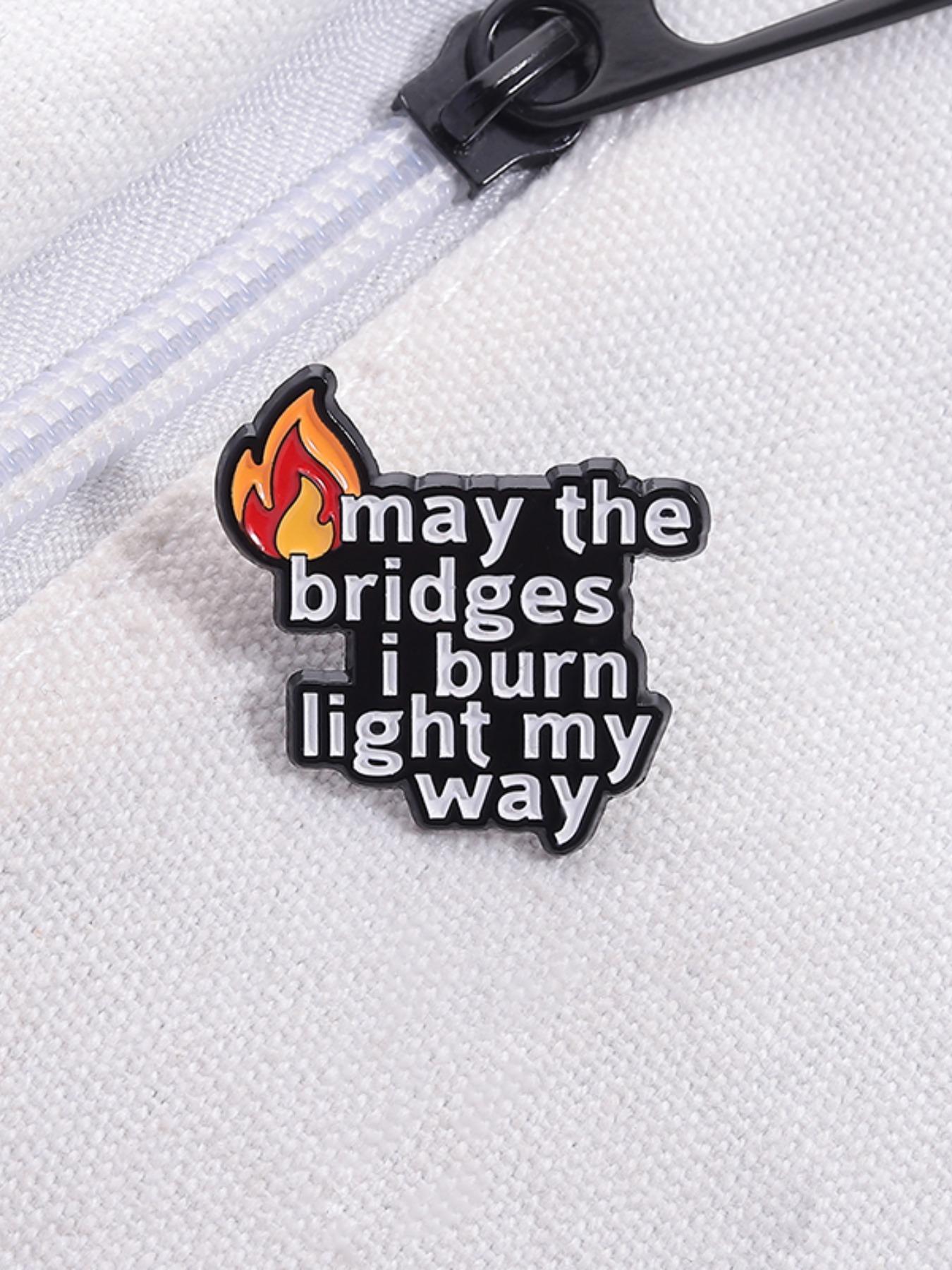 Funny Slogan Enamel Brooch, Cute Letter Design Brooch, Fashion Accessories for Women & Men, Trendy All-match & Exquisite Brooch for Birthday Gift