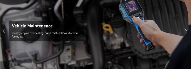 TOPDON TC004 Mini Handheld Thermal Imaging Camera, 240 x 240 TISR Resolution, -4°F to 842°F, 15-Hour Battery Life, 128 x 128 IR Resolution, 25Hz Infrared Camera