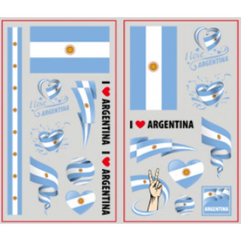 5 sets/10 national flag tattoo stickers, temporary stickers for fans' parties of world football, national flags, marathon events, etc