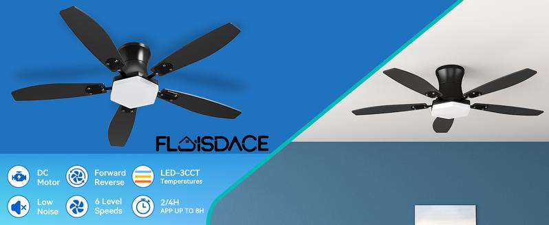 42-inch ceiling fan with lights, large-sized indoor ceiling fan with remote control, flush-mounted, reversible, 3CCT, dimmable, silent, black ceiling fan for indoor and outdoor use, black 42-inch ceiling fan with lights, large-sized indoor ceiling fan with remote control, flush-mounted, reversible, 3CCT, dimmable, silent, black ceiling fan for indoor and outdoor use, black