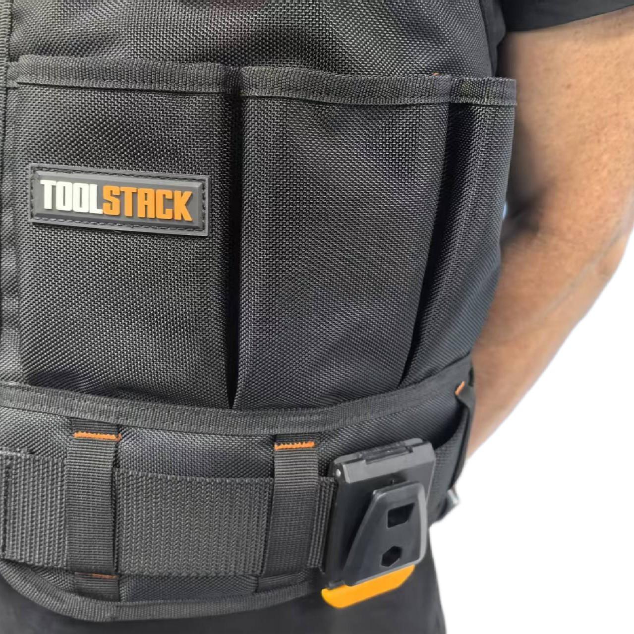 Fast Hang Construction Vest, Multifunctional Thickened Wear-Resistant Vest, Durable Workwear for Builders and Contractors